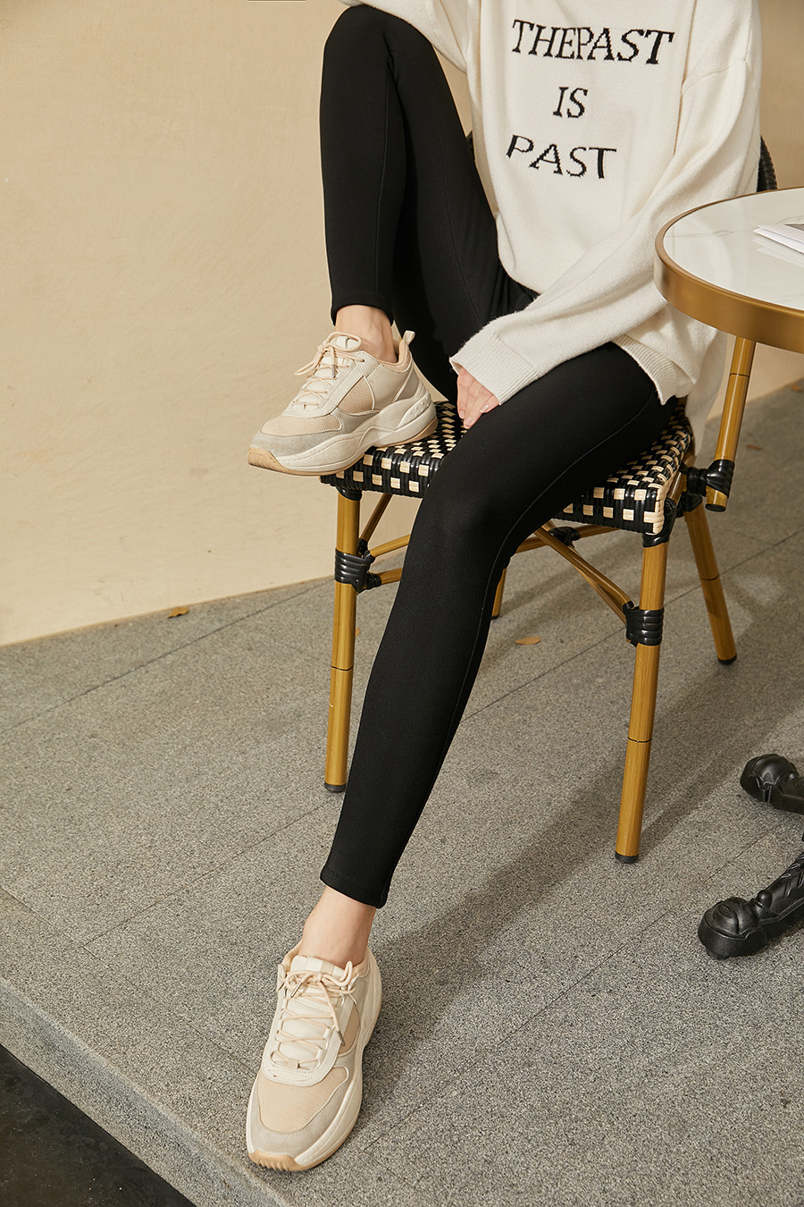 Ginger Care Fleece Leggings|AMII-AMII.com