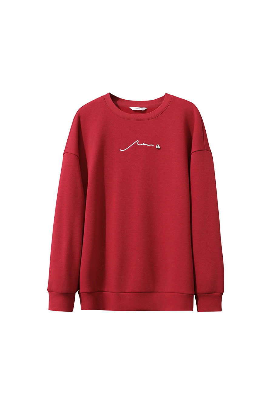 Loose Mid-Length Fleece Hoodie|AMII-AMII.com