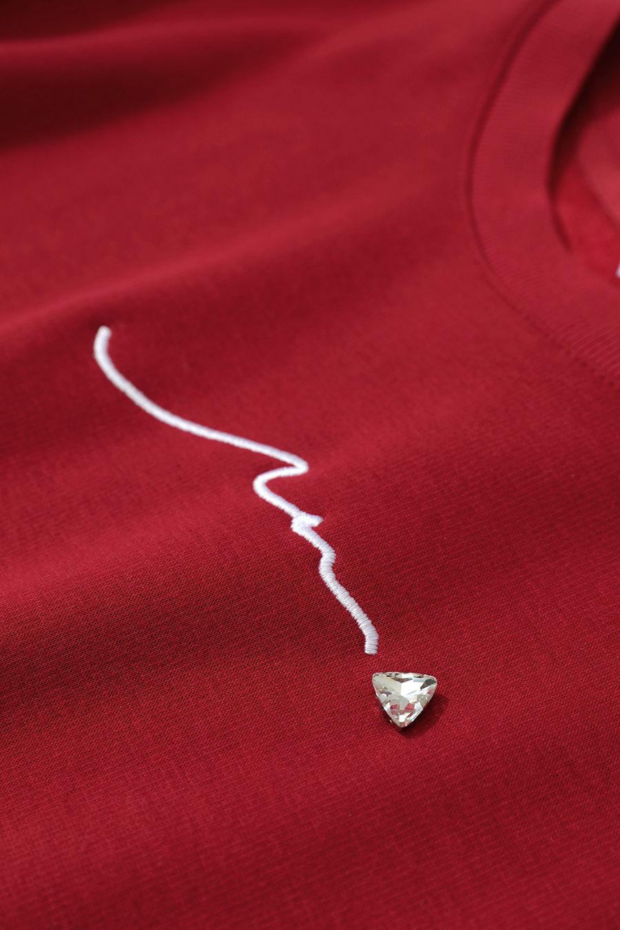 Loose Mid-Length Fleece Hoodie|AMII-AMII.com