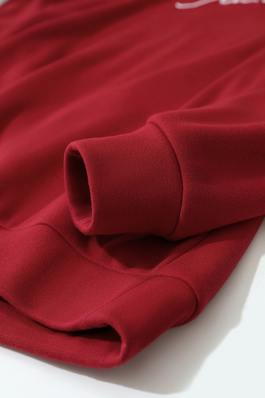 Loose Mid-Length Fleece Hoodie|AMII-AMII.com