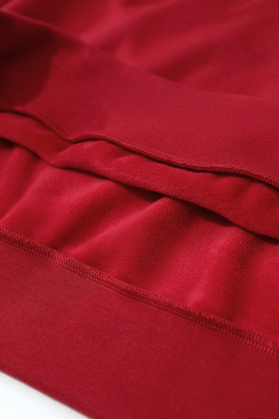 Loose Mid-Length Fleece Hoodie|AMII-AMII.com