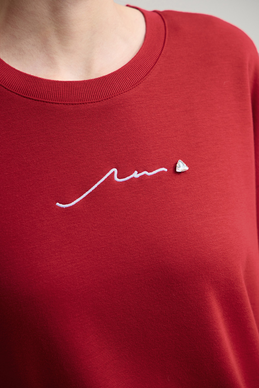 Loose Mid-Length Fleece Hoodie|AMII-AMII.com