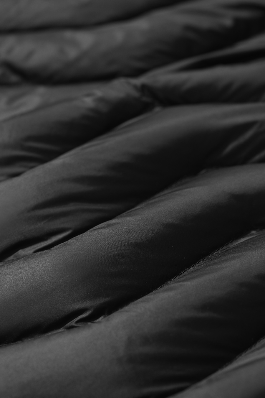 Double-faced Wool Patchwork Down Coat