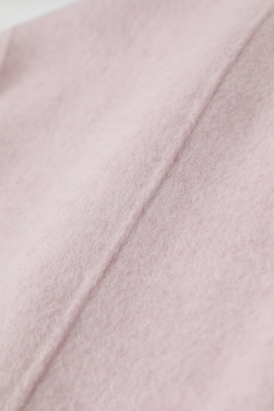 Short Loose Wool Double-Faced Tweed Coat|AMII-AMII.com