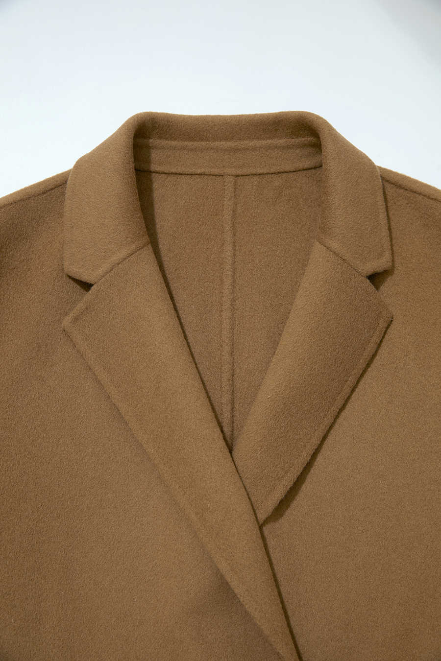 Side Slit Mid-Length Double-Faced Tweed Coat|AMII-AMII.com