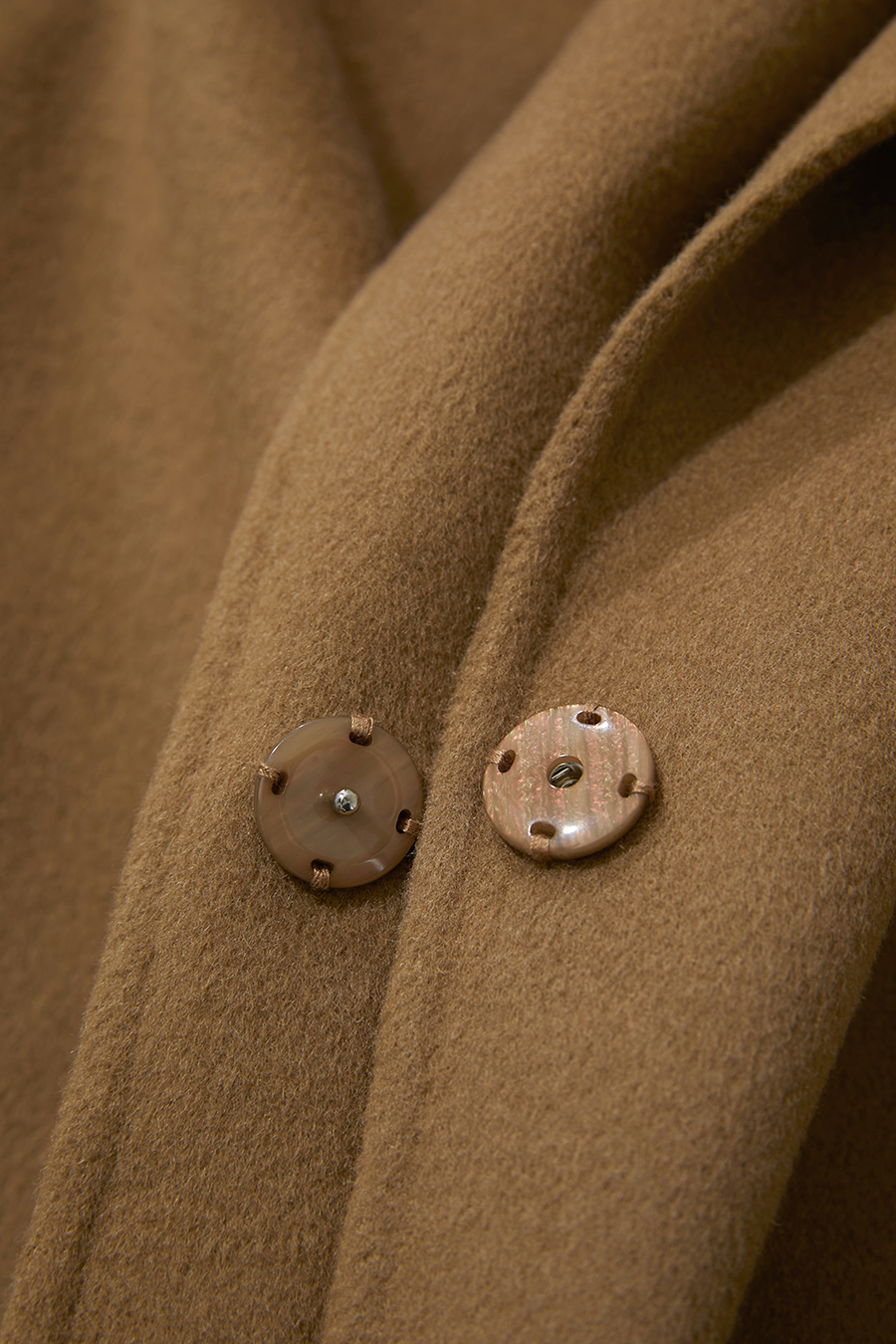 Side Slit Mid-Length Double-Faced Tweed Coat|AMII-AMII.com