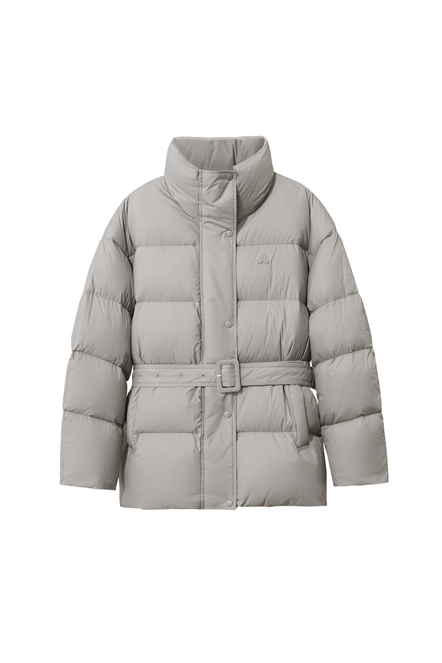 Belted Mid - Length Down Jacket|AMII-AMII.com