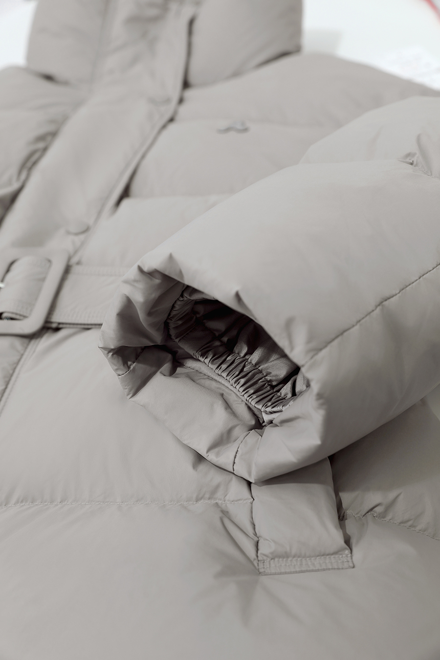 Belted Mid - Length Down Jacket|AMII-AMII.com