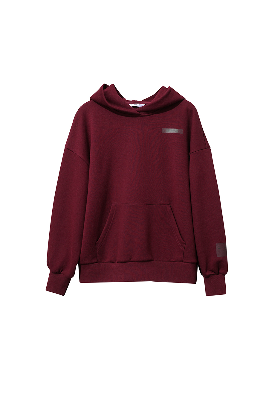 Printed Hooded Brushed Sweatshirt|AMII-AMII.com