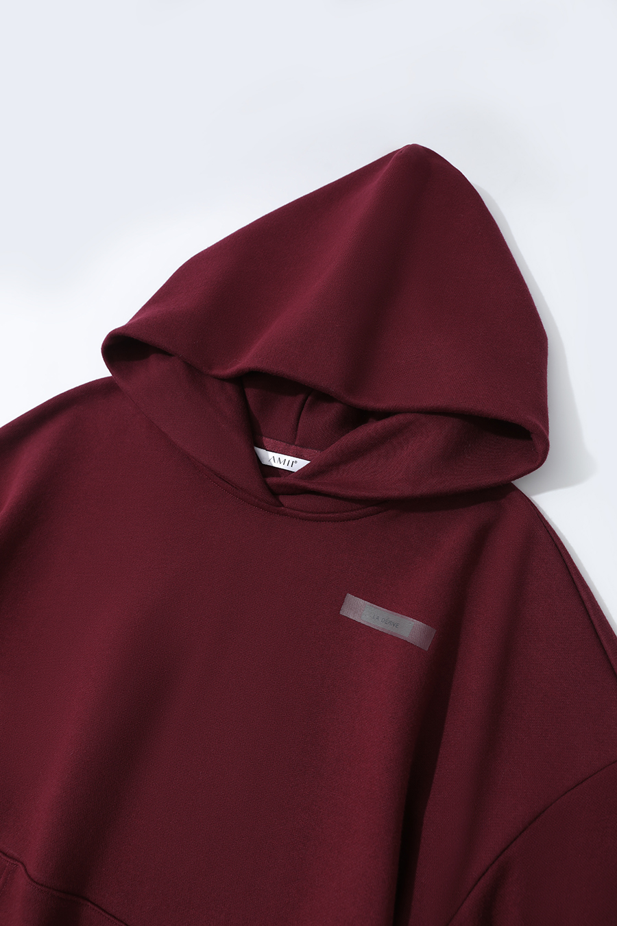 Printed Hooded Brushed Sweatshirt|AMII-AMII.com