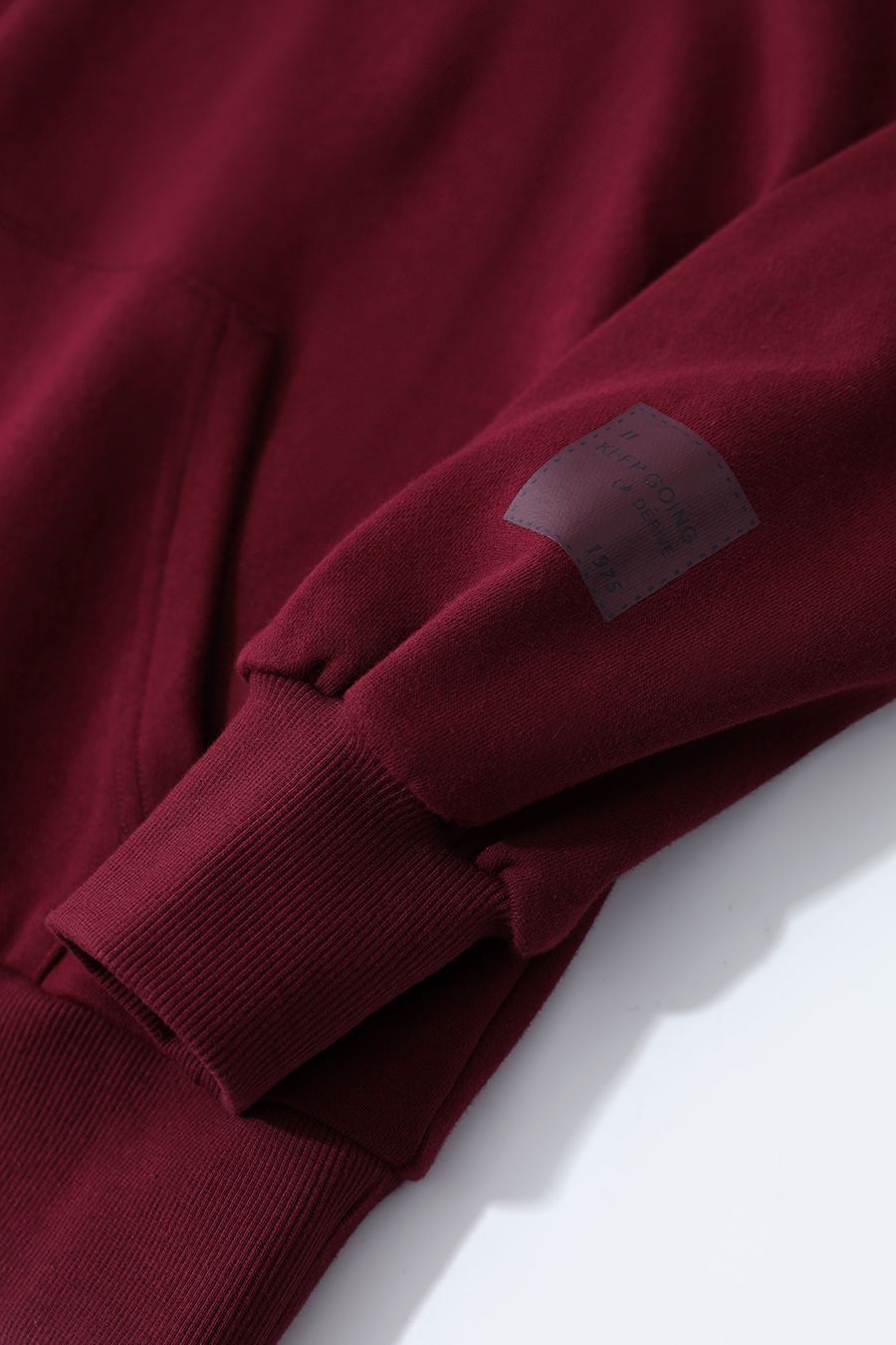 Printed Hooded Brushed Sweatshirt|AMII-AMII.com