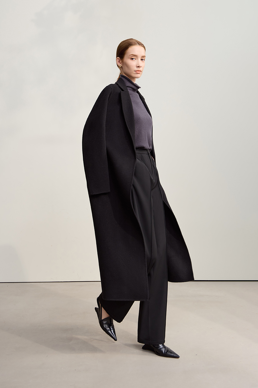 Thin Fleece Lined Micro - Flare Pants|AMII-AMII.com