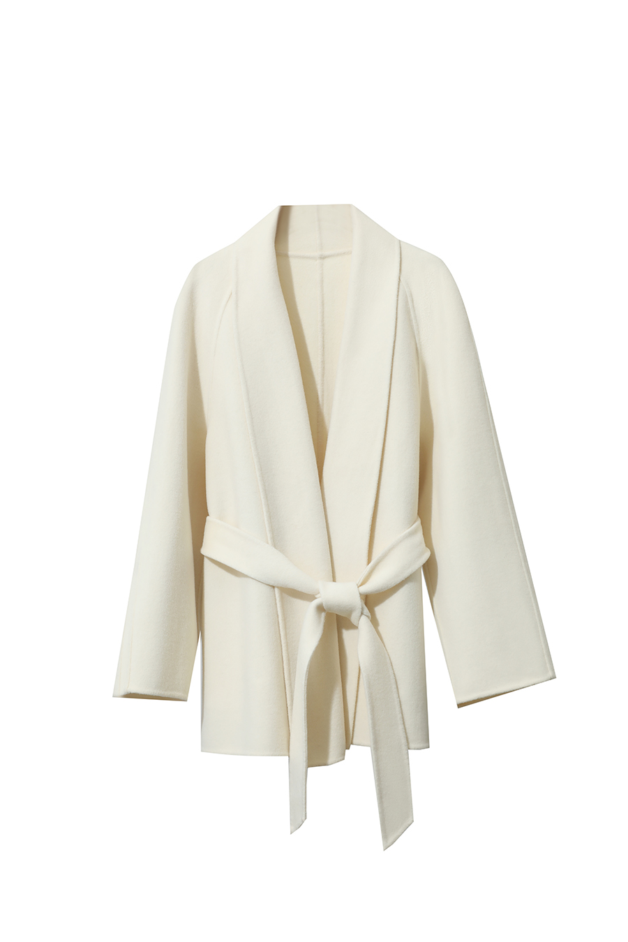 Belted Mid-length Wool Coat