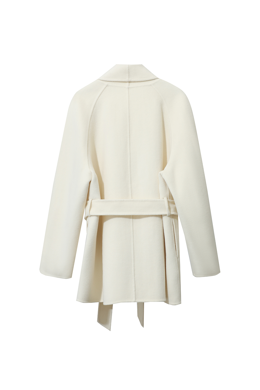 Belted Mid-length Wool Coat
