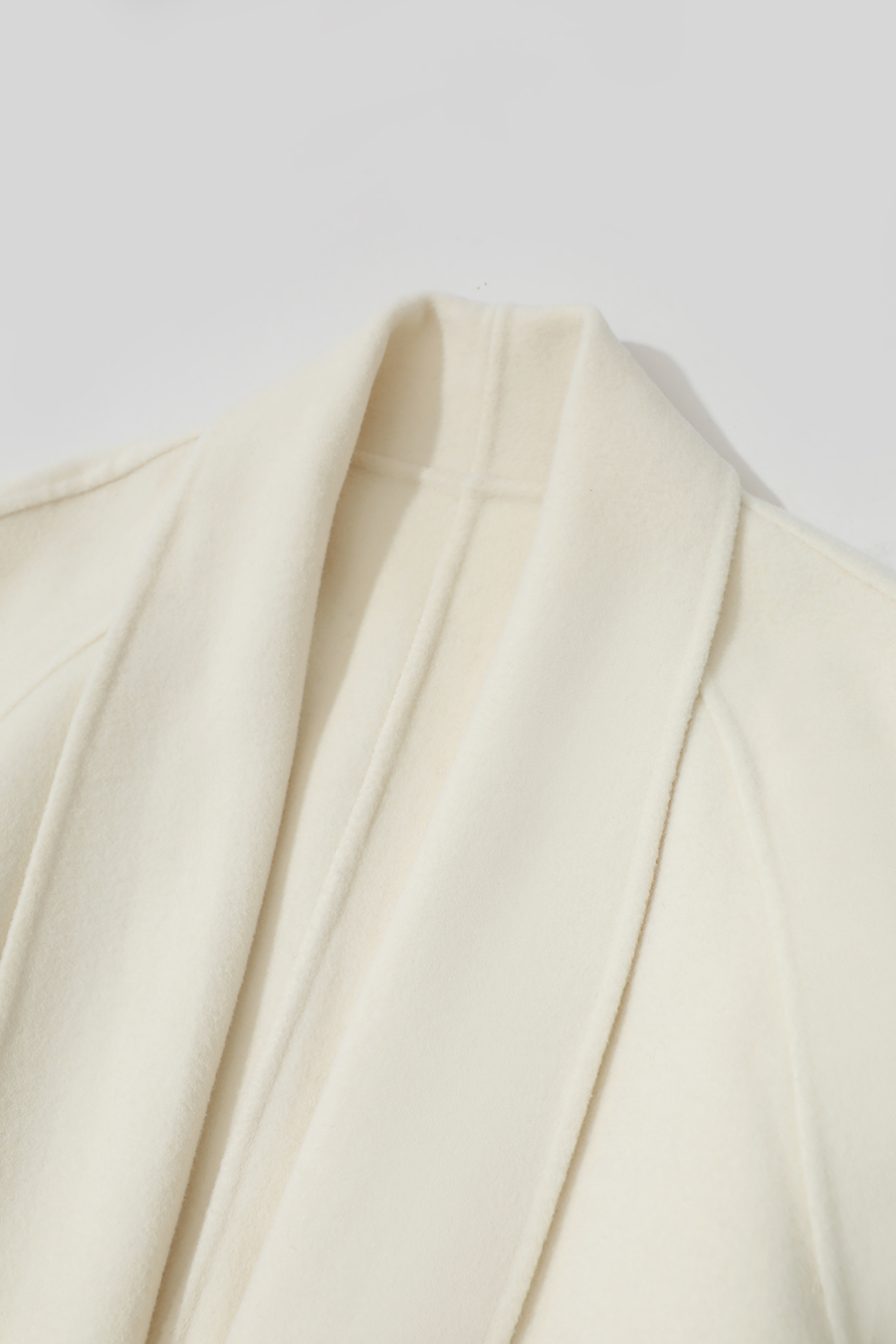 Belted Mid-length Wool Coat