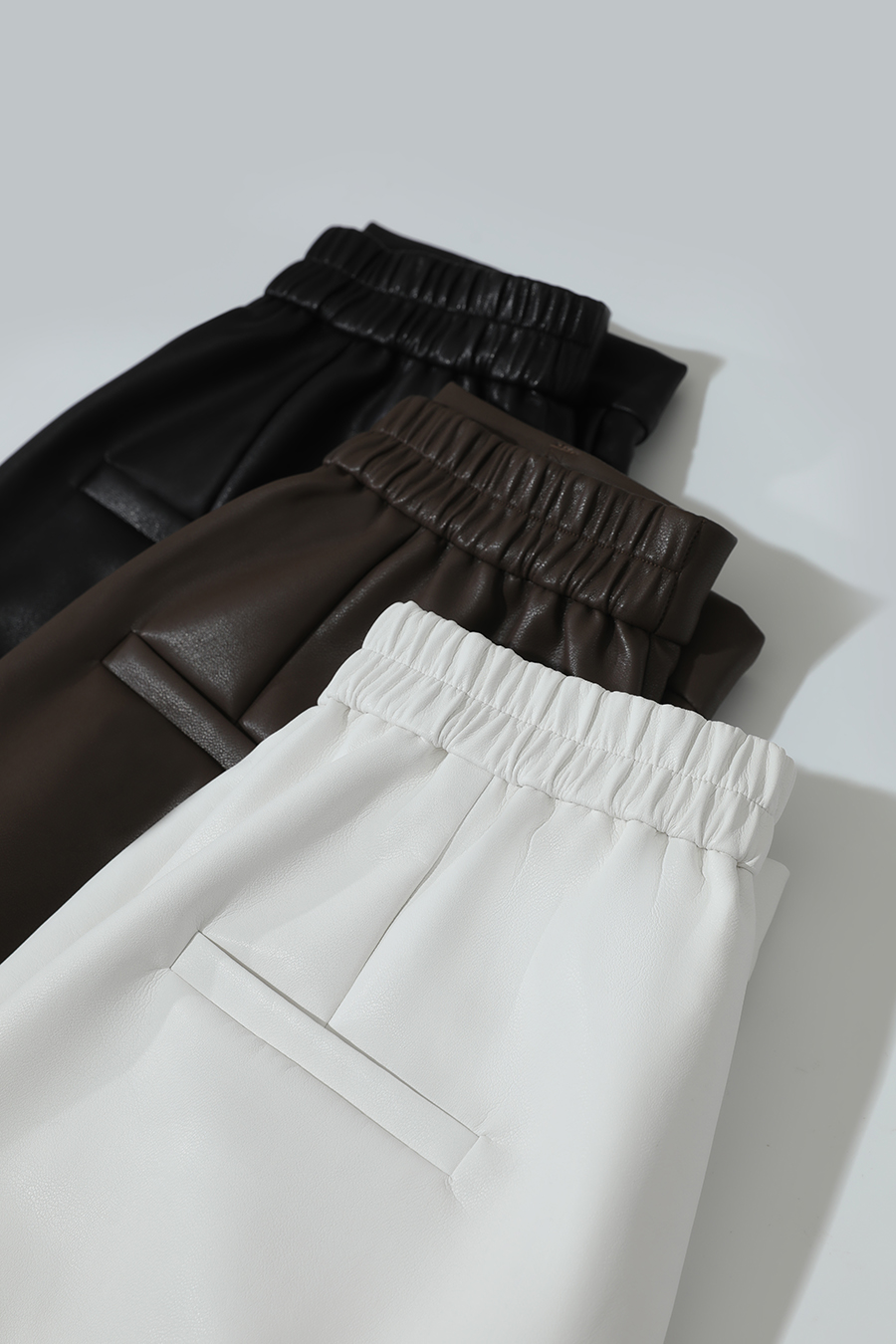 Casual Versatile Leather Shorts|AMII-AMII.com