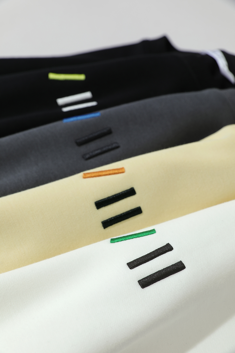 Color Block Embroidered Fleece Hoodie|AMII-AMII.com