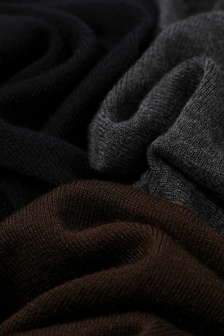 Turtleneck Color Block Slim Fit Sweater|AMII-AMII.com