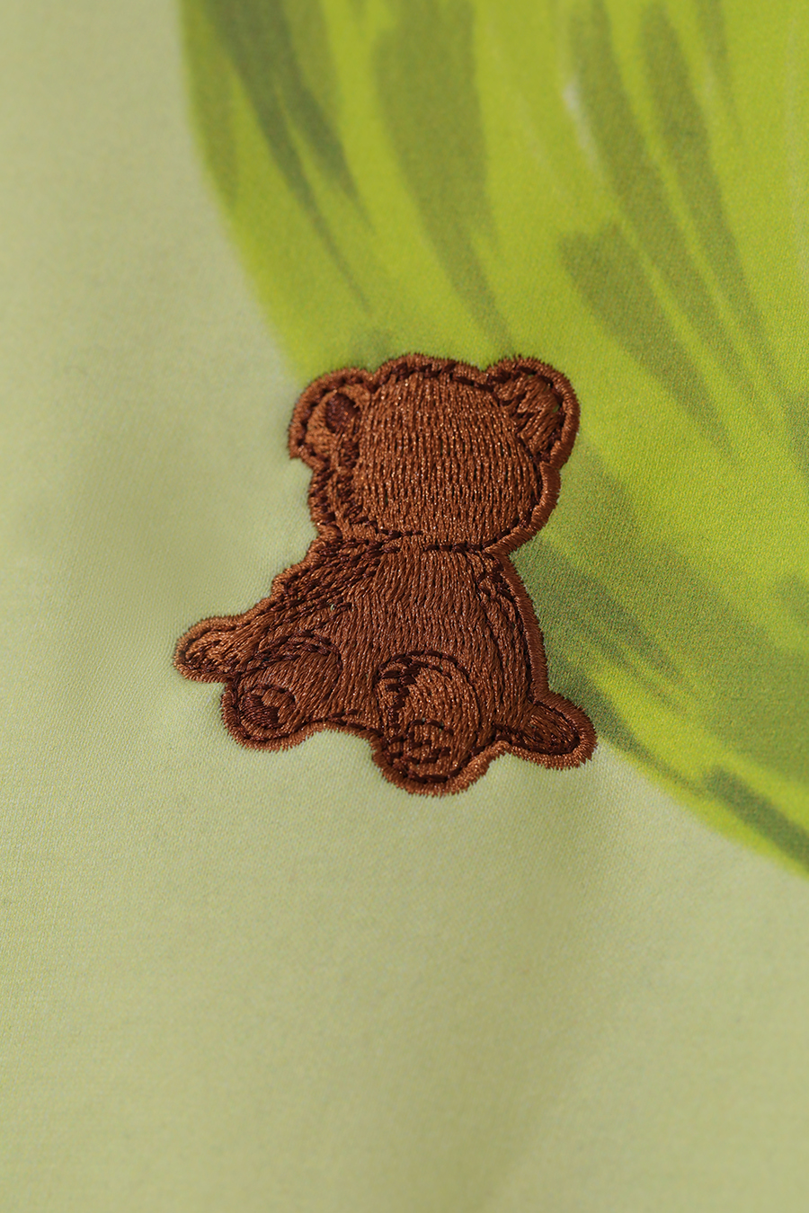 Printed Embroidery Fleece - lined Sweatshirt|AMII-AMII.com