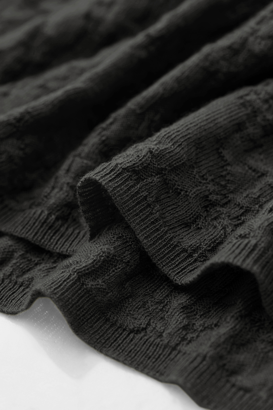 Slouchy High Neck Slim Sweater|AMII-AMII.com