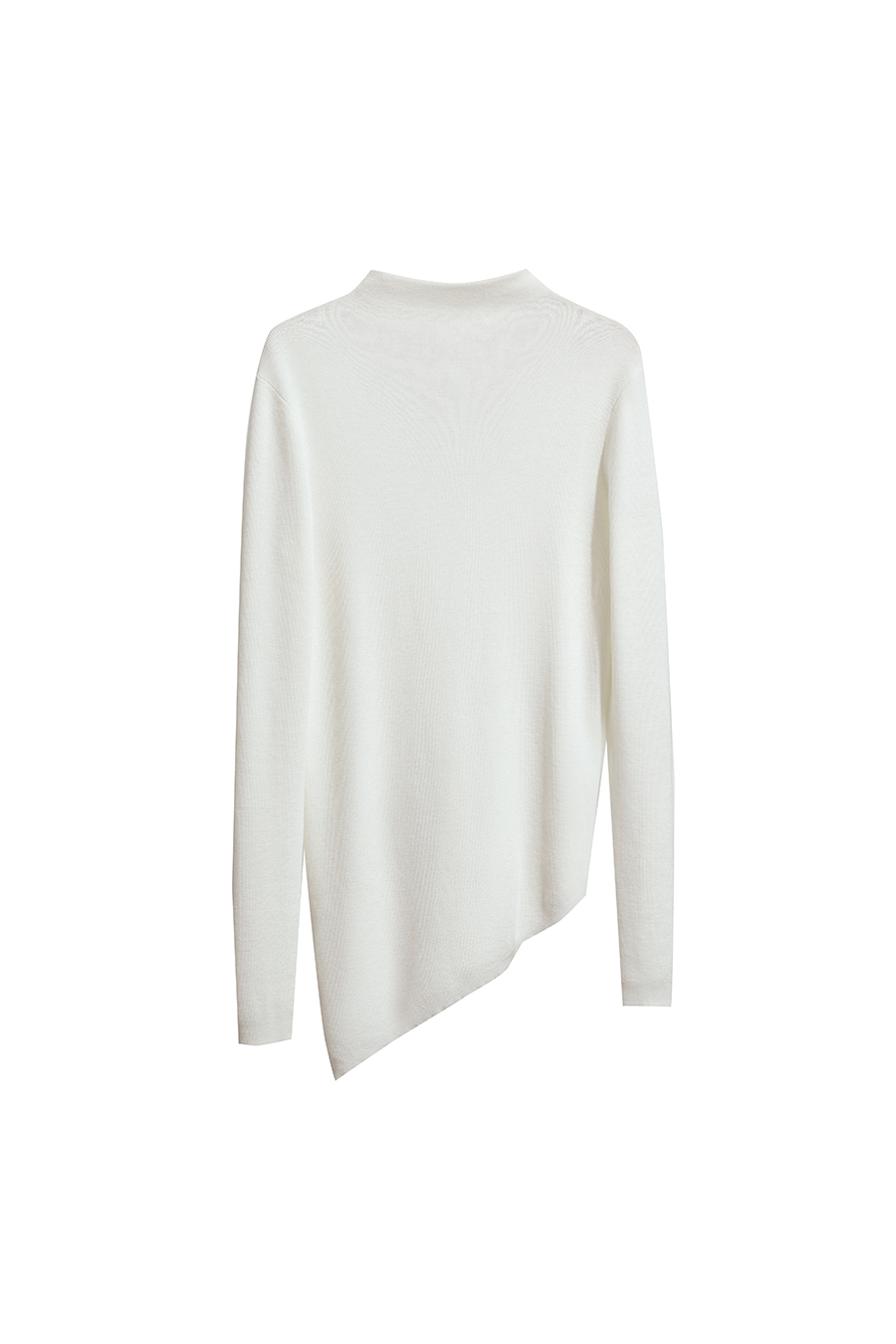Turtleneck Asymmetric Hem Sweater|AMII-AMII.com
