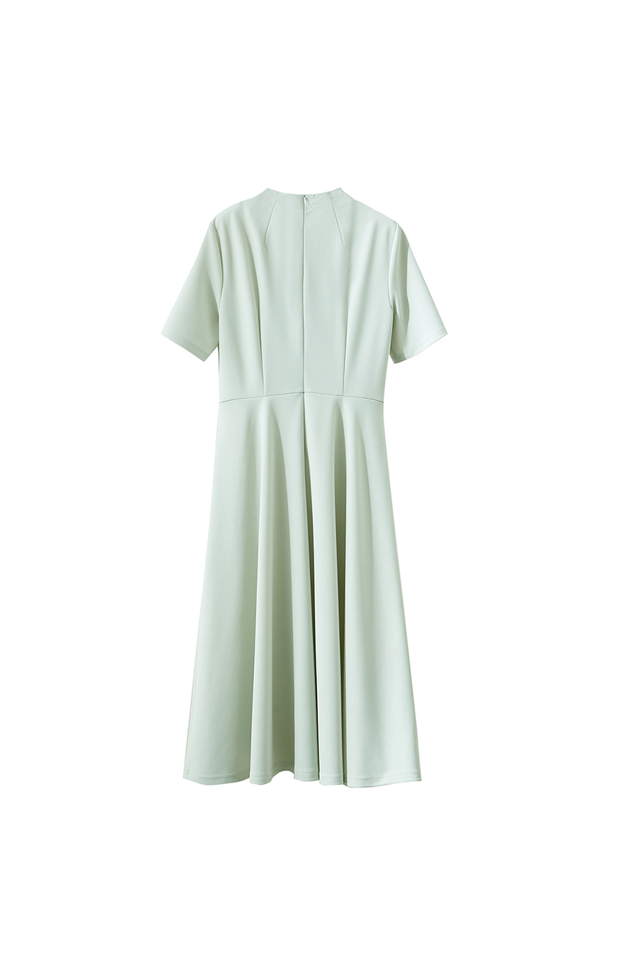 Stand Collar Waist Dress