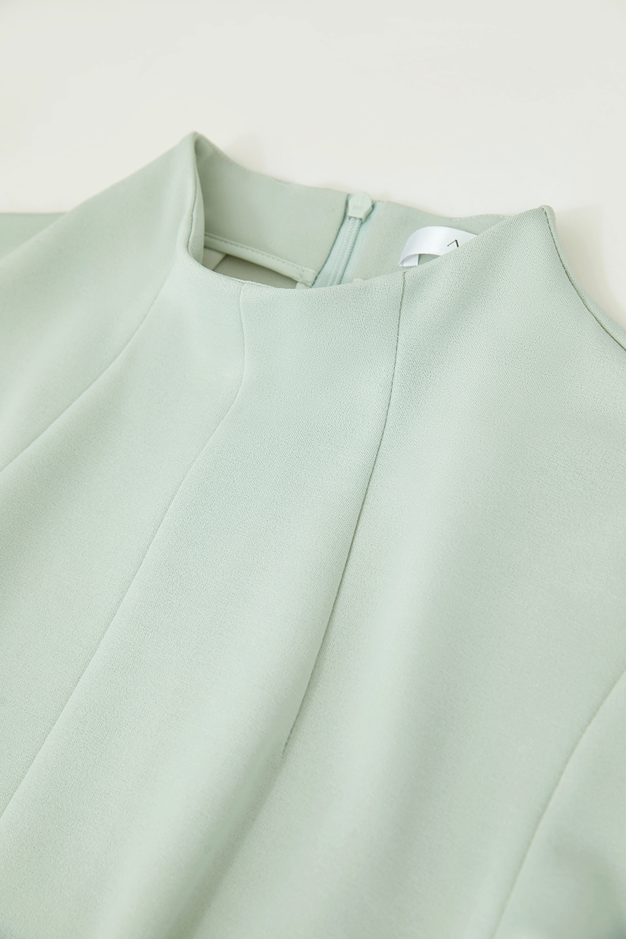 Stand Collar Waist Dress