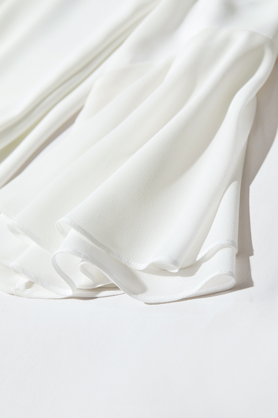 3D Floral Beaded Chiffon Blouse