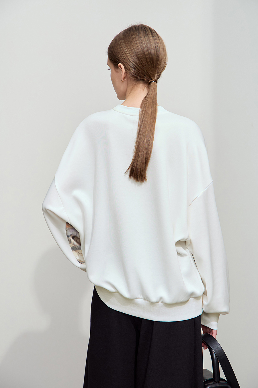 Floral Letter Printed Sweatshirt