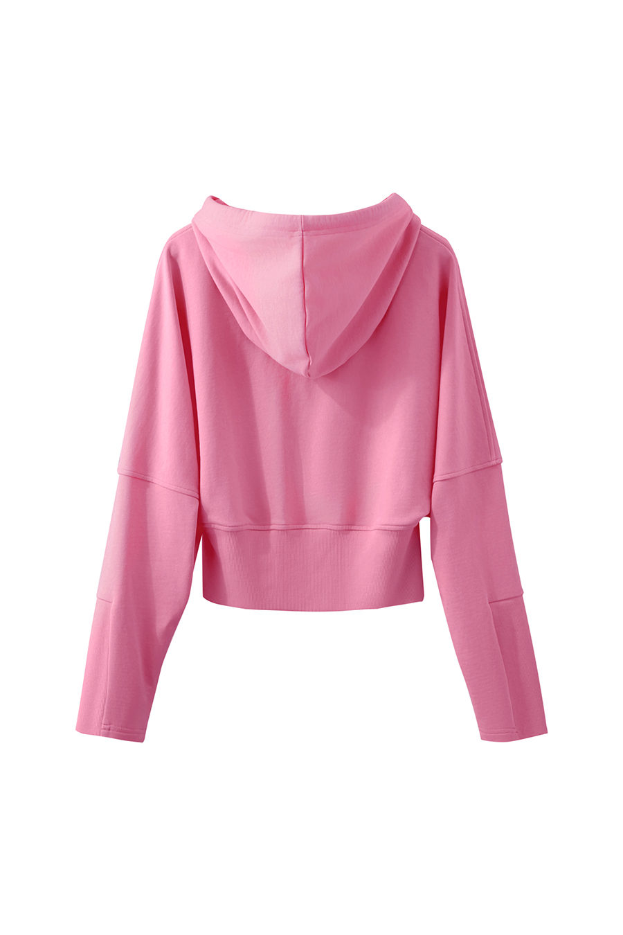 Hooded Embroidered Short Hoodie|AMII-AMII.com