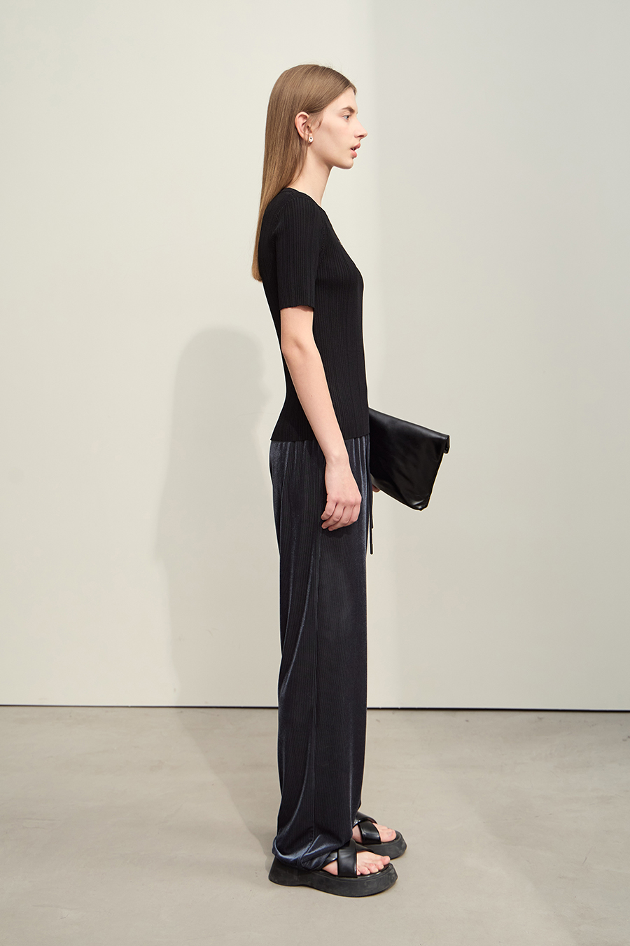 Stretchy Velvet Casual Pants