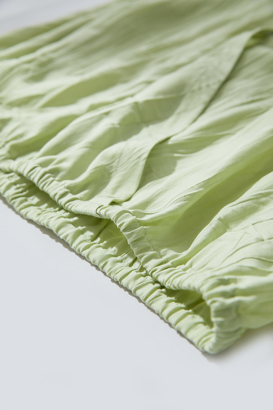 Pleated Textured Chiffon Blouse