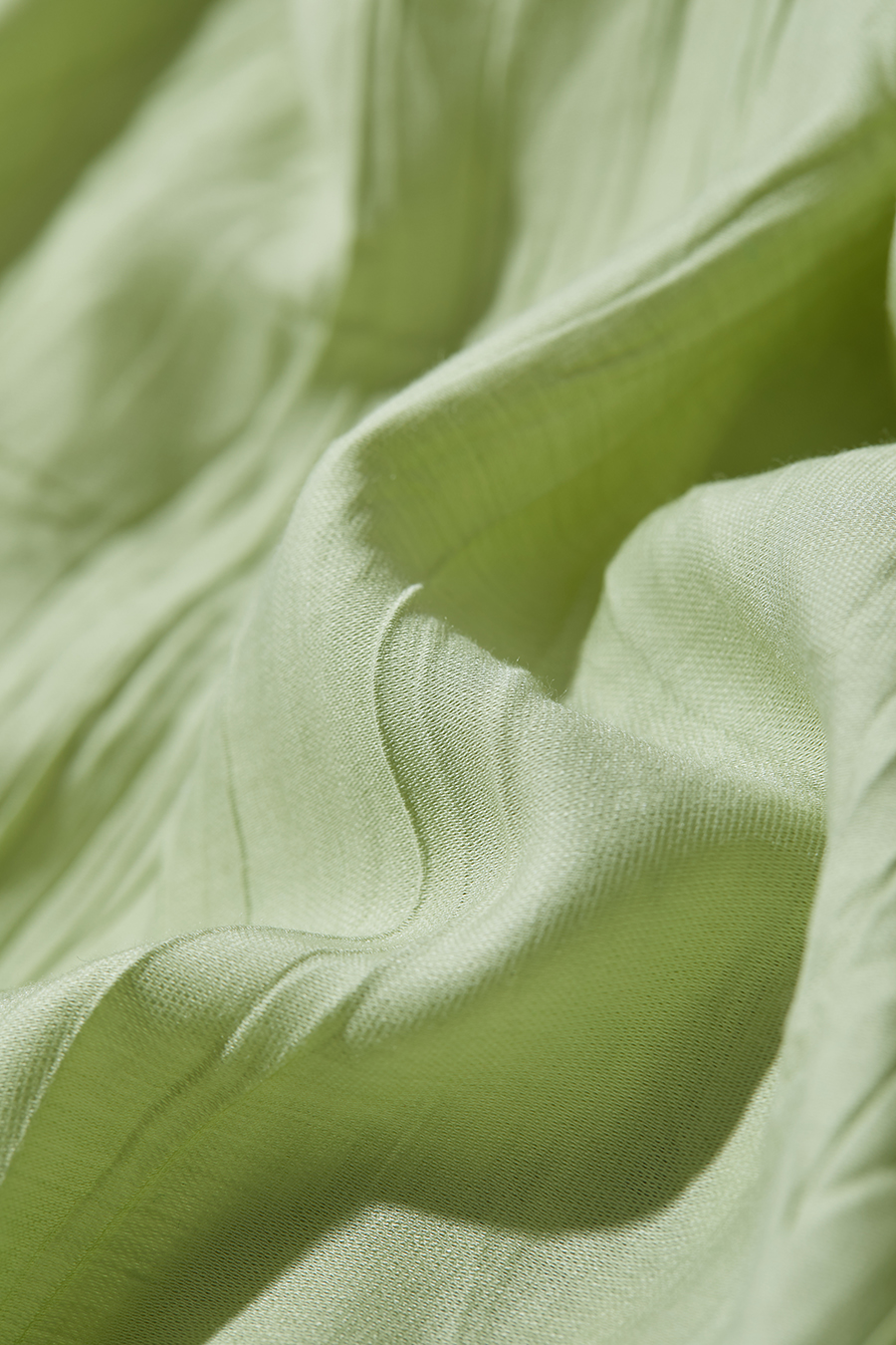 Pleated Textured Chiffon Blouse