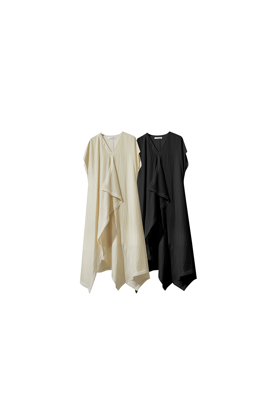 Lyocell V-neck Dress