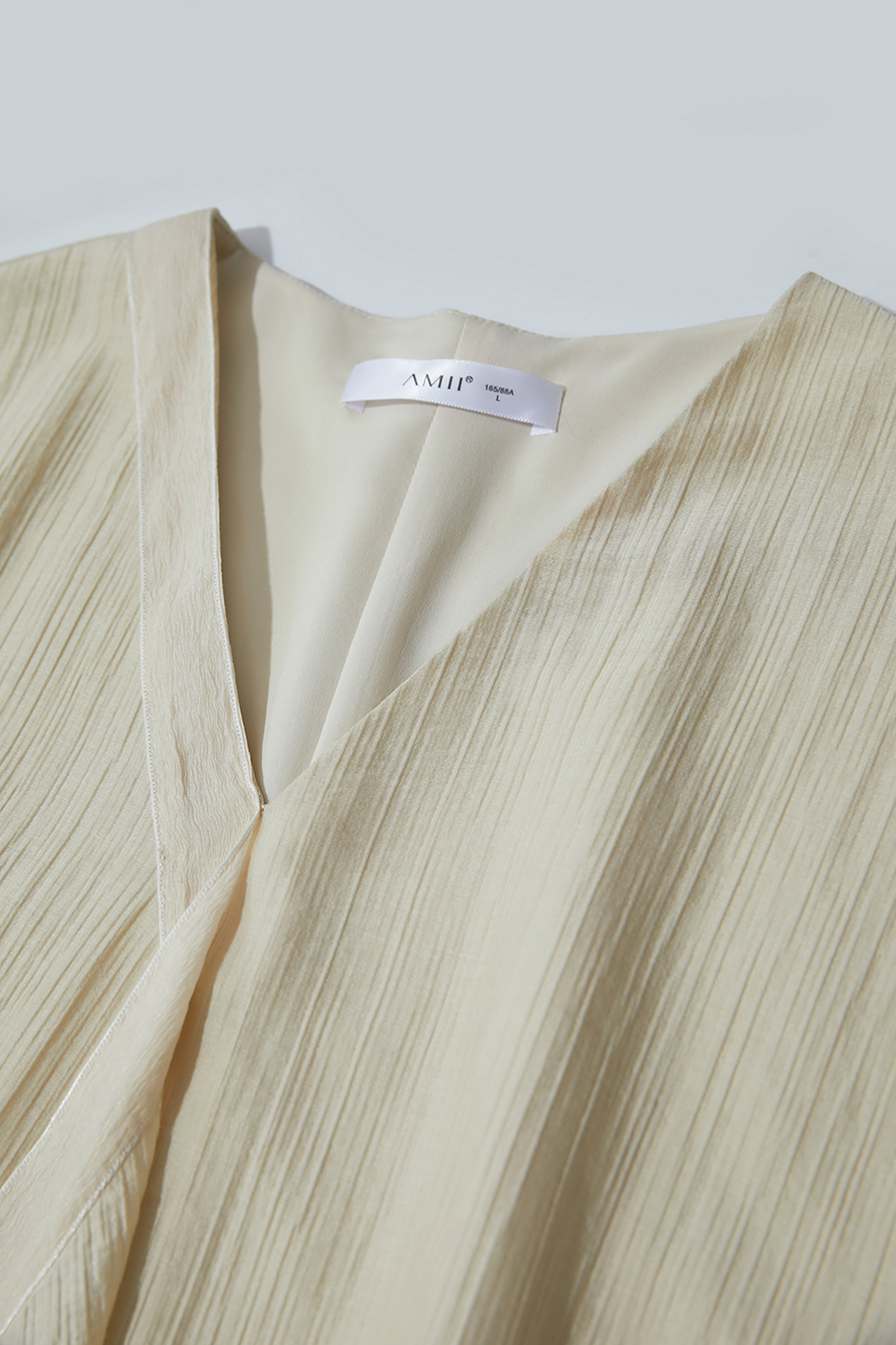 Lyocell V-neck Dress