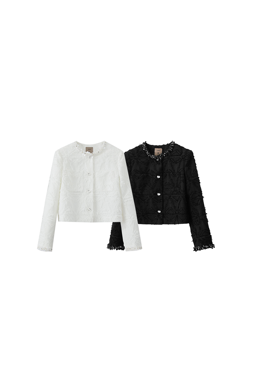 Sequin Trim Elegant Coat