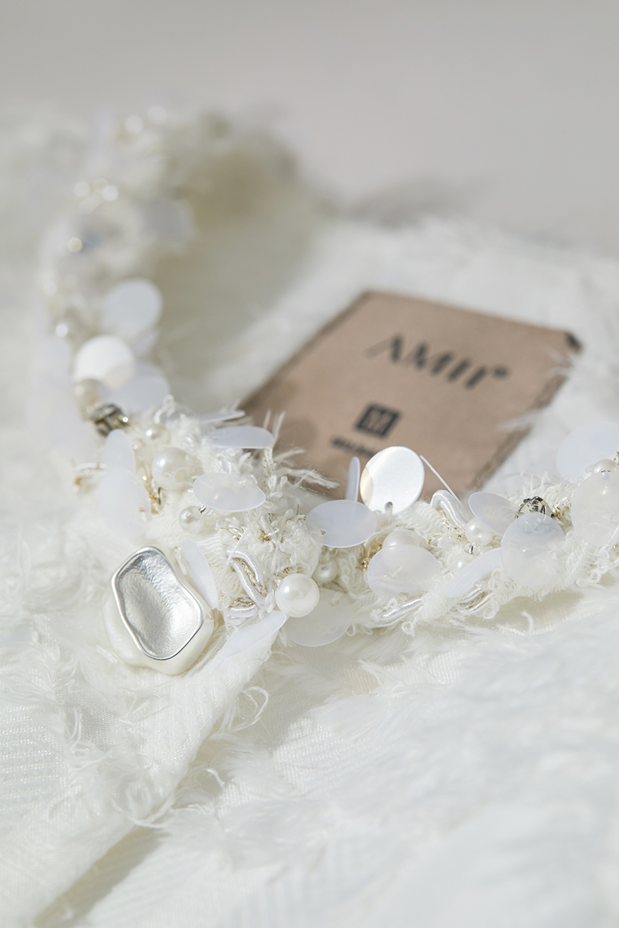 Sequin Trim Elegant Coat