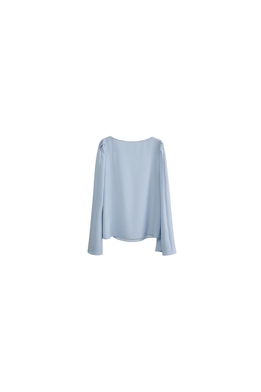 Convertible Bell Sleeve Chiffon Blouse