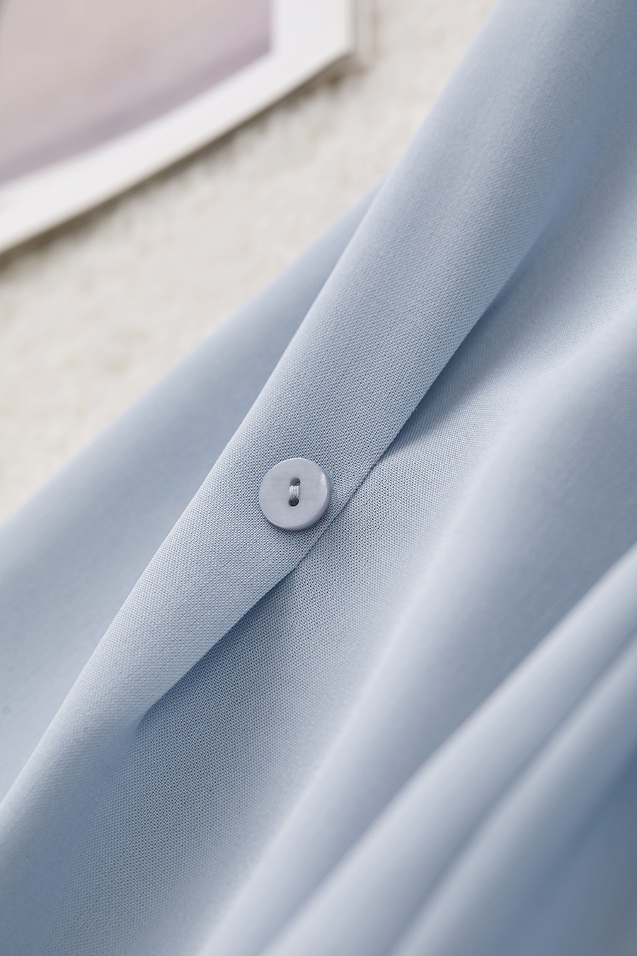 Convertible Bell Sleeve Chiffon Blouse