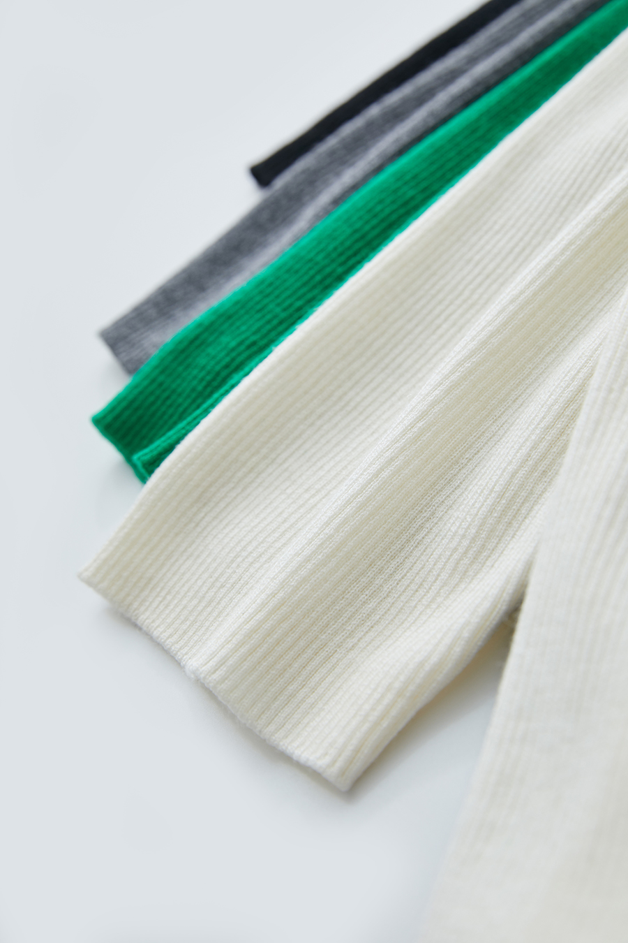 V-neck Color-block Knit Sweater