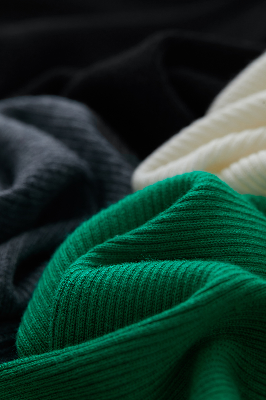 V-neck Color-block Knit Sweater