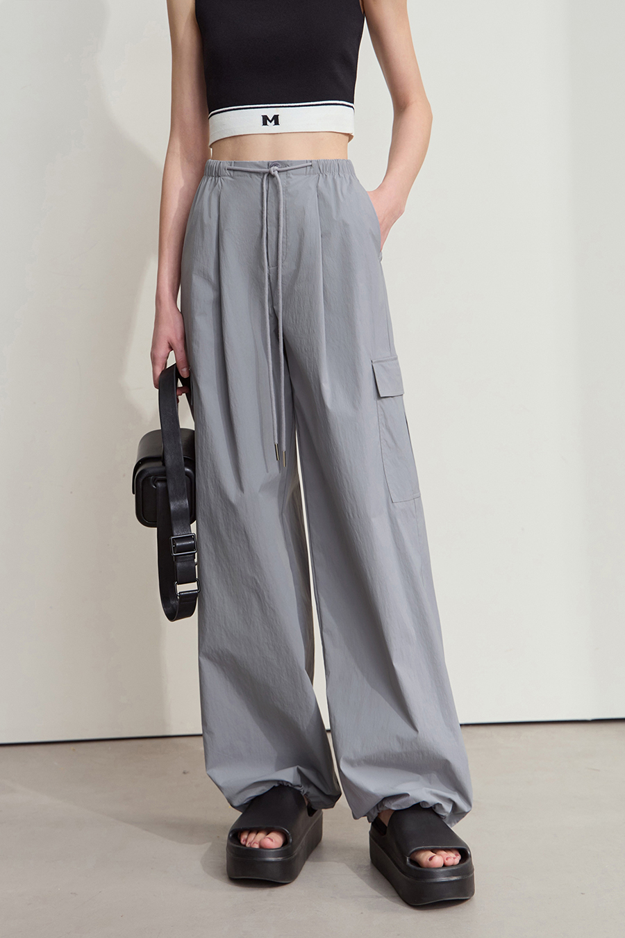 Workwear-style casual trousers|AMII