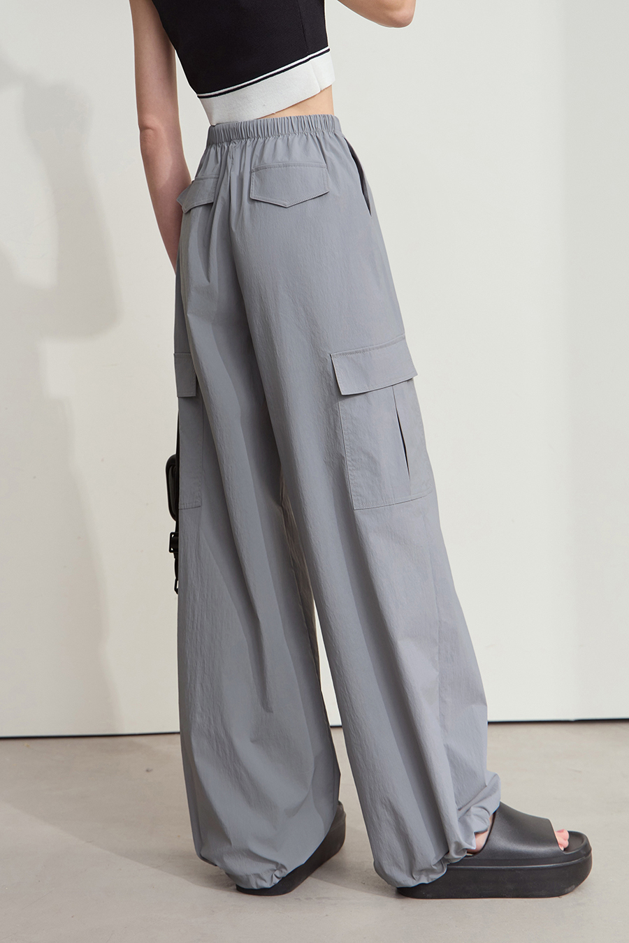 Workwear-style casual trousers|AMII