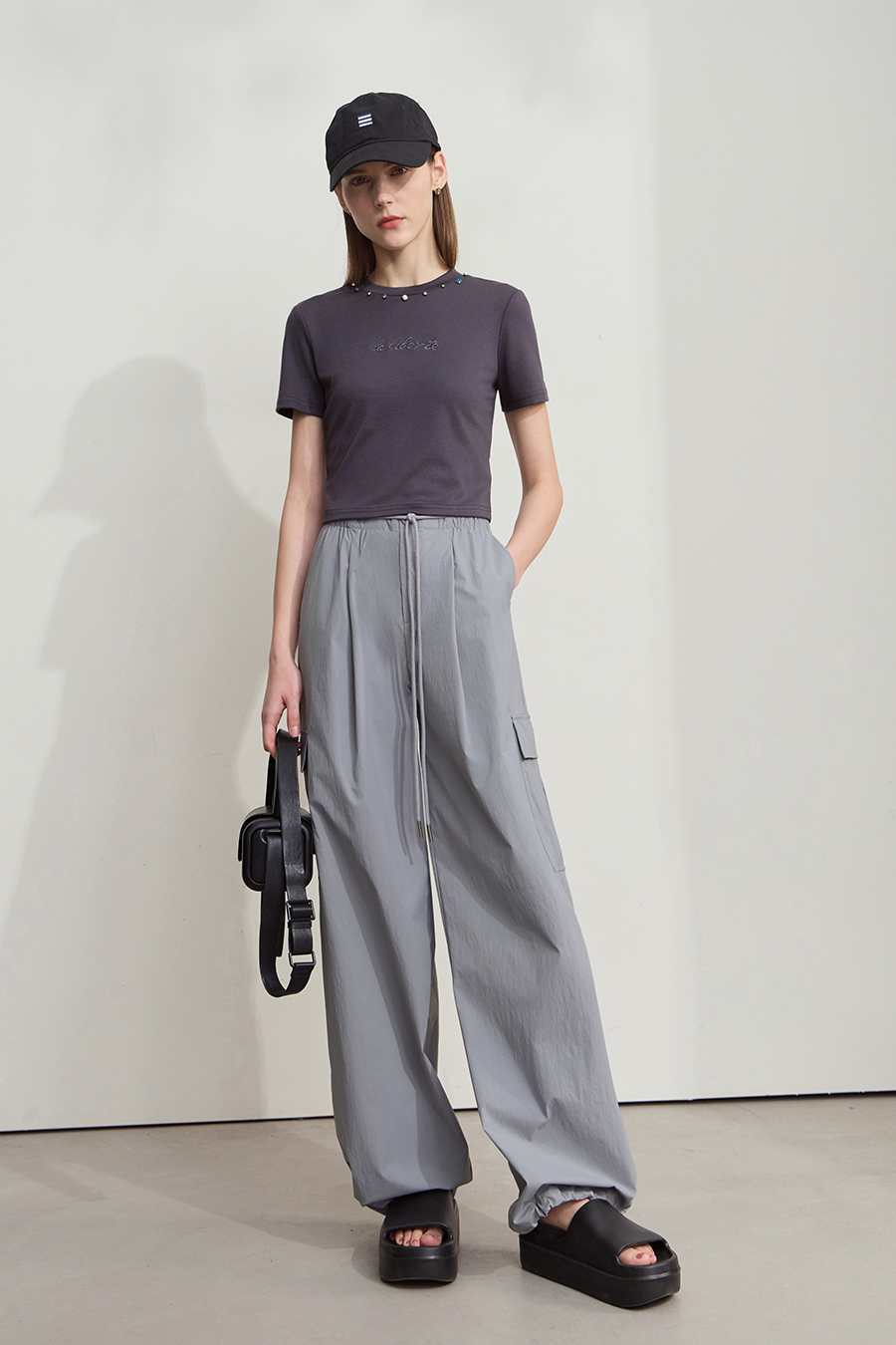 Workwear-style casual trousers|AMII