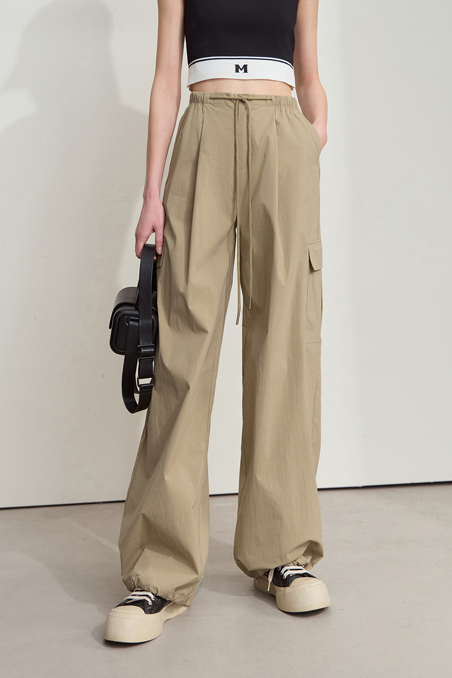 Workwear-style casual trousers|AMII