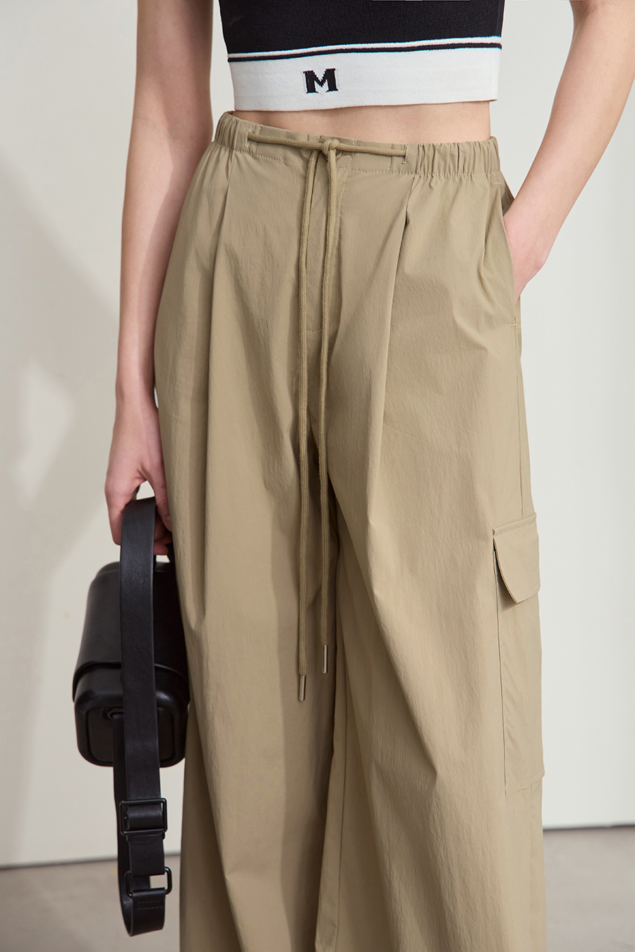 Workwear-style casual trousers|AMII