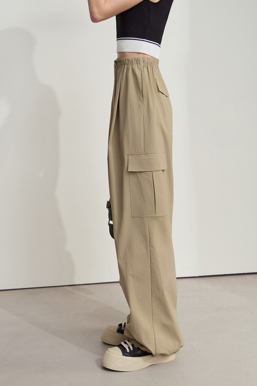 Workwear-style casual trousers|AMII