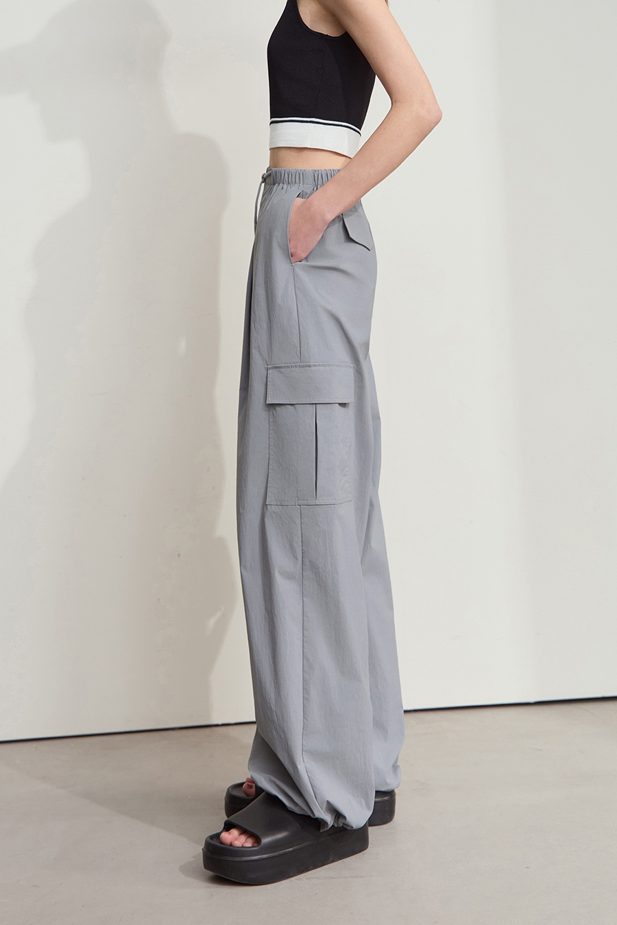 Workwear-style casual trousers|AMII