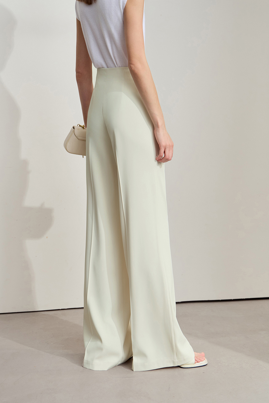 Rhinestone Decor Casual Pants