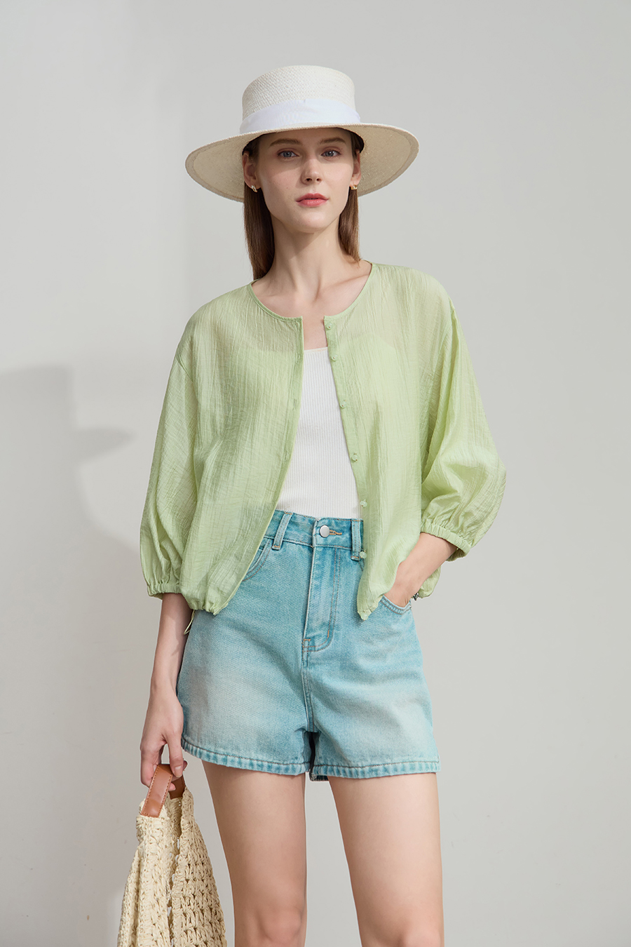 Lyocell Textured Shirt